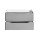 Fresca FCB9032GRG Fresca Tuscany 32" Glossy Gray Wall Hung Modern Bathroom Cabinet