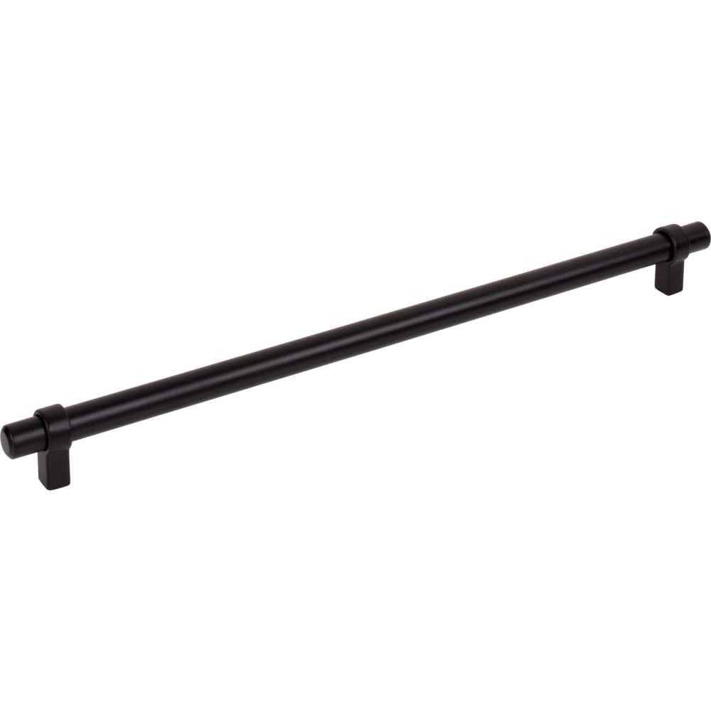 Jeffrey Alexander 5319MB 319 mm Center-to-Center Matte Black Key Grande Cabinet Bar Pull