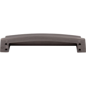 Jeffrey Alexander 141-128BNBDL 128 mm Center Brushed Pewter Square-to-Center Square Renzo Cabinet Cup Pull