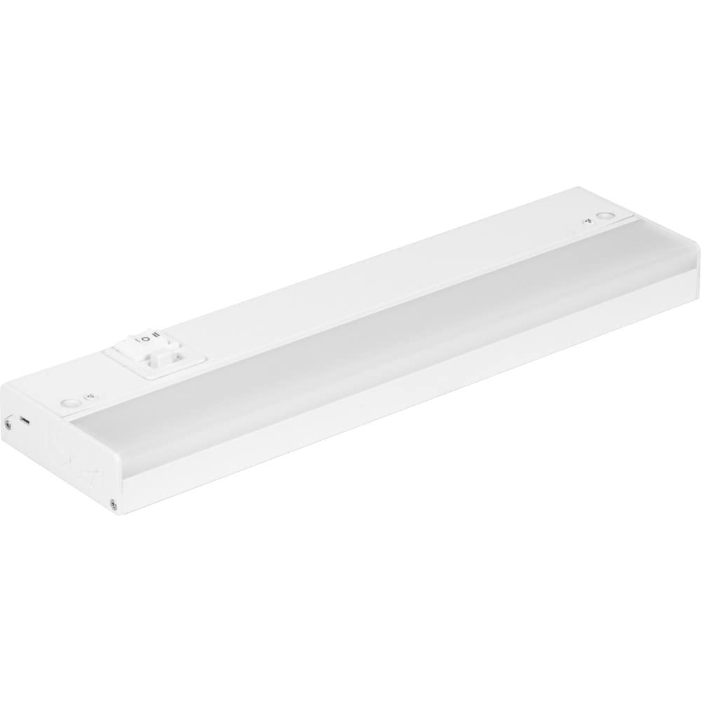 Task Lighting L-BL12-WT-TW 11-7/8" 120-Volt Bar Light, Dimmable and 3-Color Selectable, White