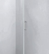 Genius Plus Frameless Shower Door Size fits for Width of 57' - 61'' * H76'' with a Side Panel in Matte Black Premium Hardware Finish, Low Iron Tempered Glass Included(59'') …