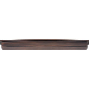 Jeffrey Alexander 141-305DBAC 305 mm Center Brushed Oil Rubbed Bronze Square-to-Center Square Renzo Cabinet Cup Pull