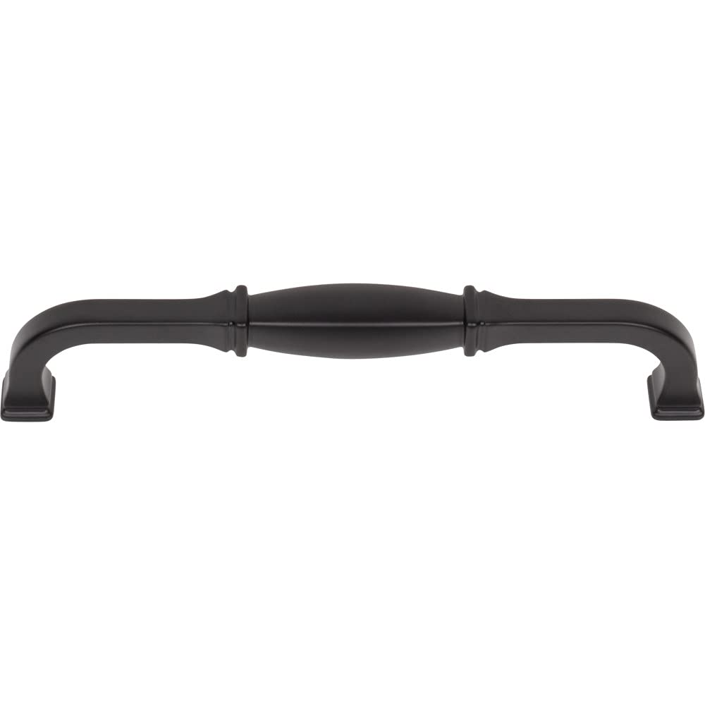 Jeffrey Alexander 278-160MB 160 mm Center-to-Center Matte Black Audrey Cabinet Pull