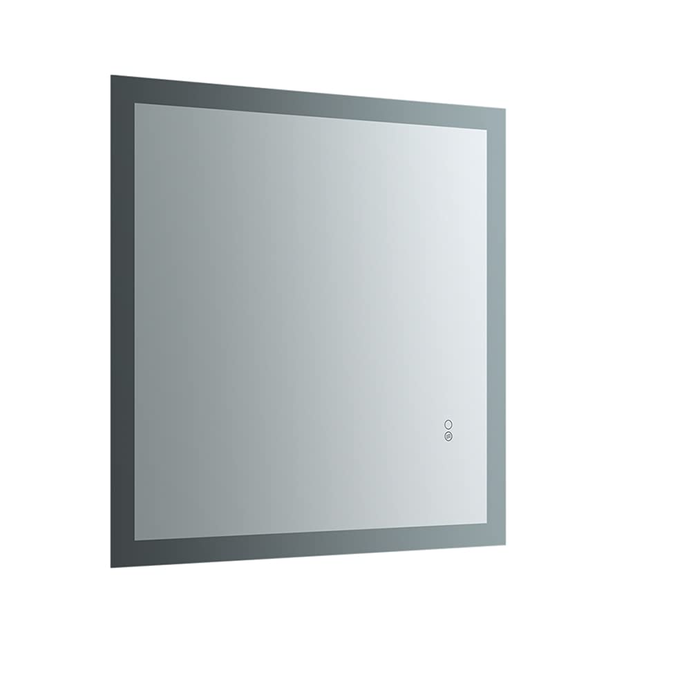 Fresca FMR013030 Fresca Angelo 30" Wide x 30" Tall Bathroom Mirror w/ Halo Style LED Lighting and Defogger