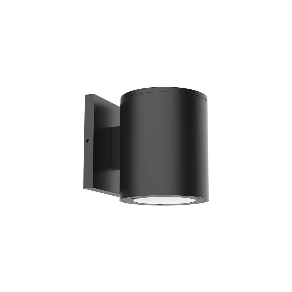 Kuzco EW19404-BK LAMAR 4" EXTERIOR WALL DOWN ONLY BLACK 18W 120VAC WITH LED DRIVER 3000K 90CRI
