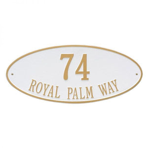 Whitehall 4010WG - Madison Oval - Estate Wall - Two Line