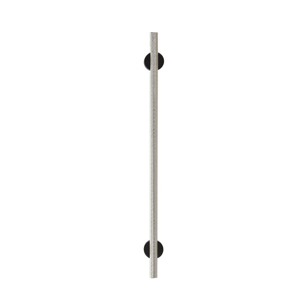Amerock Cabinet Pull Matte Black/Polished Nickel 10-1/16 inch (256 mm) Center to Center Transcendent 1 Pack Drawer Pull Drawer Handle Cabinet Hardware