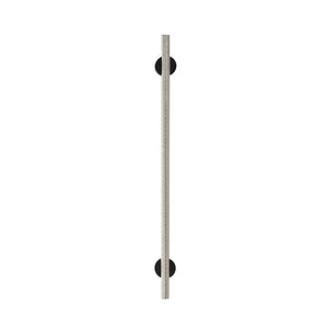 Amerock Cabinet Pull Matte Black/Polished Nickel 10-1/16 inch (256 mm) Center to Center Transcendent 1 Pack Drawer Pull Drawer Handle Cabinet Hardware