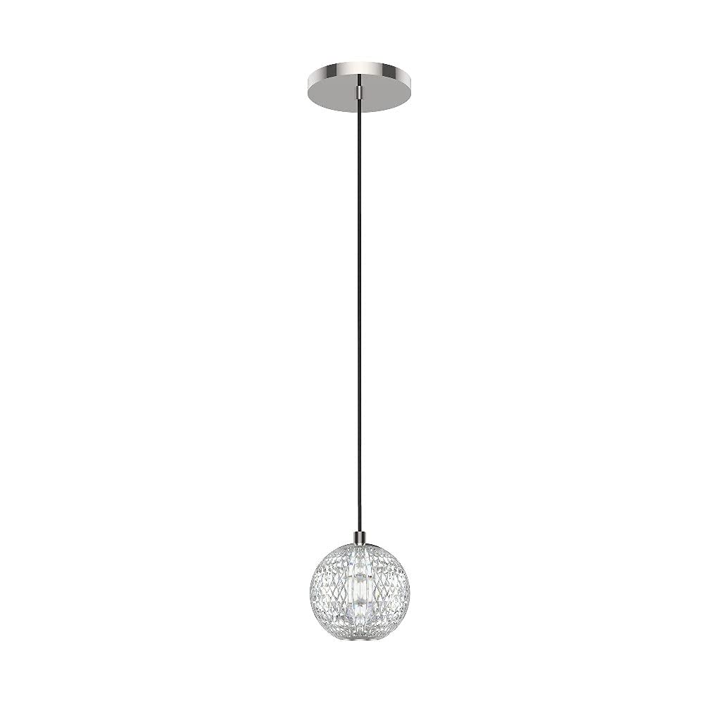 Alora PD321201PN MARNI LED 1 LIGHT PENDANT POLISHED NICKEL 5W 120VAC WITH LED DRIVER 3000K 90CRI