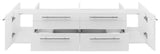 Fresca FCB6160ES-VSL-D Fresca Lucera 60" Espresso Wall Hung Double Vessel Sink Modern Bathroom Cabinet