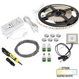 Task Lighting L-VTDK-16-27 16 ft 225 Lumens Per Foot Vivid Touch Dimmer Switch Tape Light Kit, 2700K Warm White
