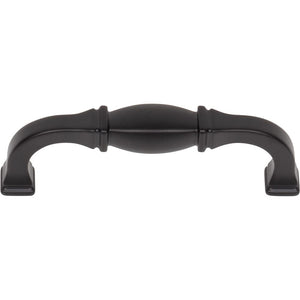 Jeffrey Alexander 278-96MB 96 mm Center-to-Center Matte Black Audrey Cabinet Pull