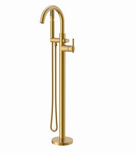 Gerber D300558BBT Brushed Bronze Contemporary Floor Mount Tub Filler Trim Kit With HA...