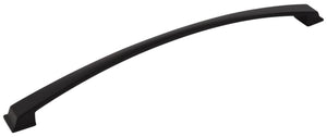 Jeffrey Alexander 944-305MB 305 mm Center-to-Center Matte Black Arched Roman Cabinet Pull