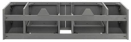 Fresca FCB6160GR-UNS Fresca Lucera 60" Gray Wall Hung Single Undermount Sink Modern Bathroom Cabinet