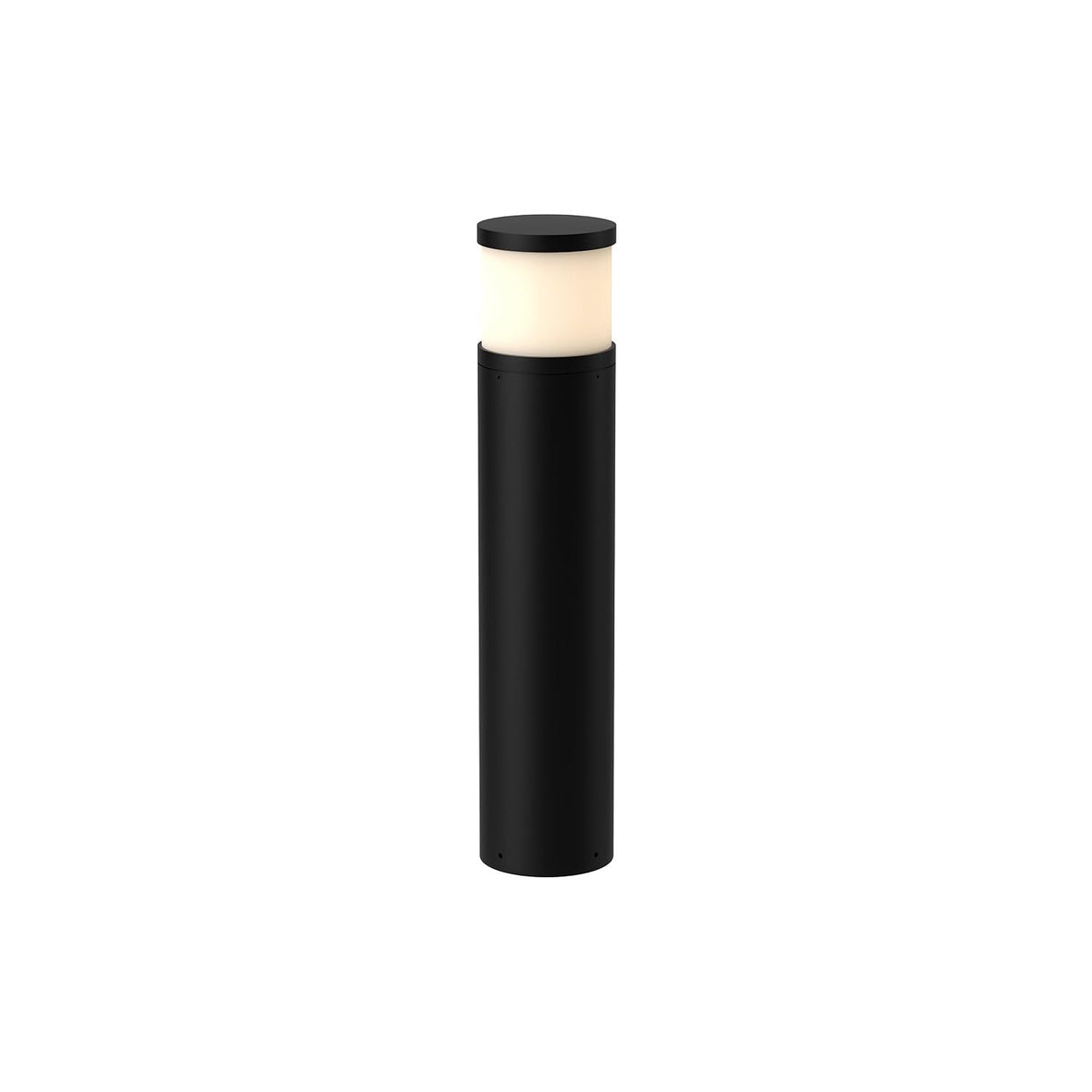Kuzco EB46430-BK CHADWORTH 30" EXTERIOR BOLLARD TEXTURED BLACK 120-277V TRIAC/ELV LED 3000K 80CRI 24W