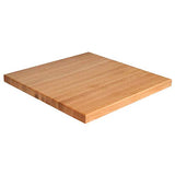 John Boos RTO-3636 Oak Edge Grain Table Top, Square, 1/4" Radius Edge, 36"W x 36"D 1-1/2"H