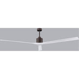 Matthews Fan NKXL-TB-MWH-90 Nan XL 6-speed ceiling fan in Matte White finish with 90” solid matte white wood blades