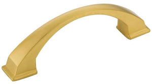 Jeffrey Alexander 944-96BG 96 mm Center-to-Center Brushed Gold Arched Roman Cabinet Pull