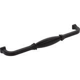 Jeffrey Alexander 278-18MB 18" Center-to-Center Matte Black Audrey Appliance Handle