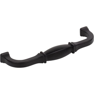 Jeffrey Alexander 278-128MB 128 mm Center-to-Center Matte Black Audrey Cabinet Pull