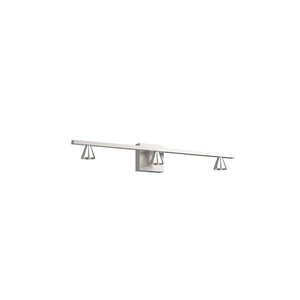 Kuzco VL19931-BN DUNE 31" 3 HEAD VANITY BRUSHED NICKEL 15W 120VAC WITH LED DRIVER 3000K 90CRI
