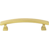 Elements 449-96BG 96 mm Center-to-Center Brushed Gold Square Hadly Cabinet Pull
