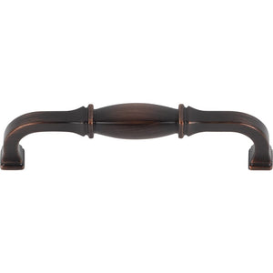 Jeffrey Alexander 278-128DBAC 128 mm Center-to-Center Brushed Oil Rubbed Bronze Audrey Cabinet Pull
