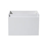 Fresca FCB8007WH Fresca Mezzo 30" White Wall Hung Modern Bathroom Cabinet