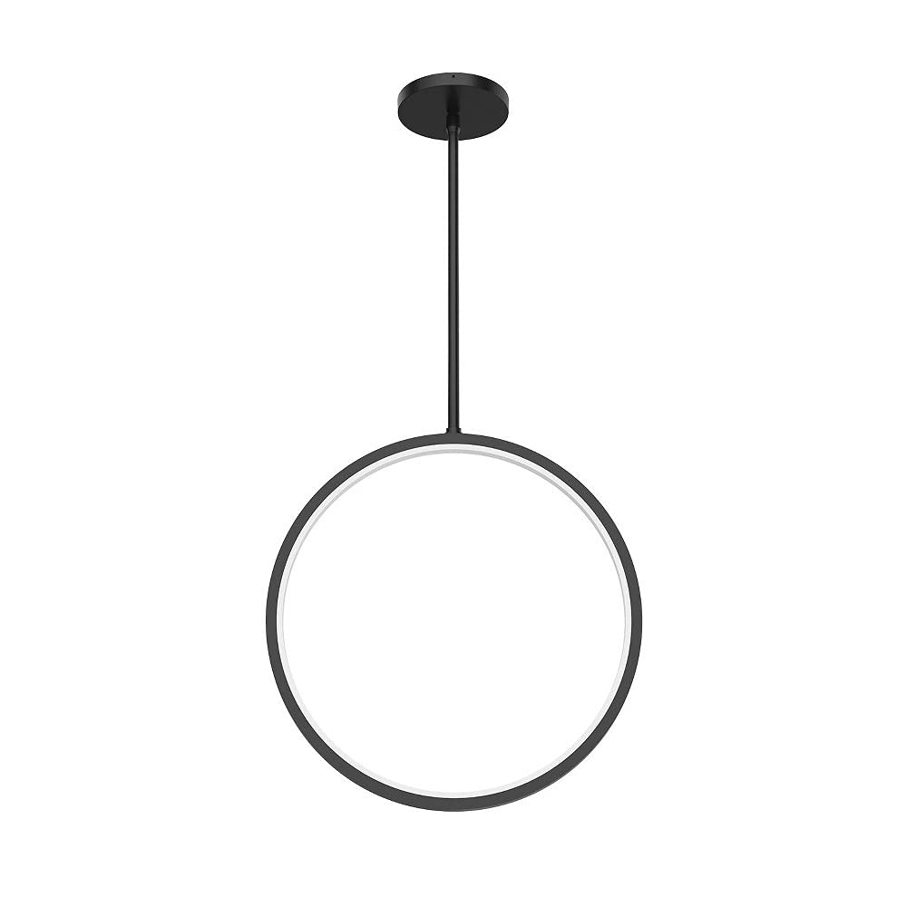 Kuzco EP64815-BK PARC 15" EXTERIOR PENDANT BLACK 14W 120VAC WITH LED DRIVER 3000K 90CRI