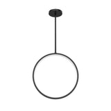 Kuzco EP64815-BK PARC 15" EXTERIOR PENDANT BLACK 14W 120VAC WITH LED DRIVER 3000K 90CRI
