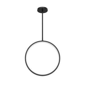 Kuzco EP64815-BK PARC 15" EXTERIOR PENDANT BLACK 14W 120VAC WITH LED DRIVER 3000K 90CRI