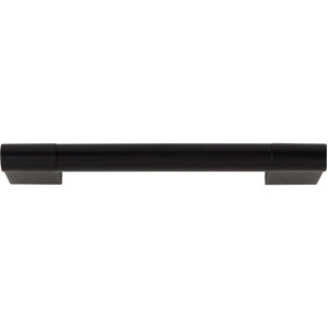 Elements 645-128MB 128 mm Center-to-Center Matte Black Knox Cabinet Bar Pull