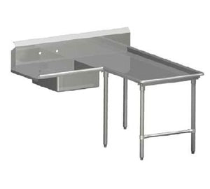 John Boos SDT6-I6096SBK-R ISLAND SOILED TABLE 96LX60LX30-3/8