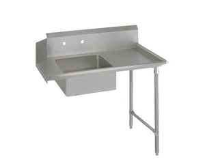 John Boos EDTS8-S30-R26 E-Series Stainless Steel Straight Soiled Dishtable, 8