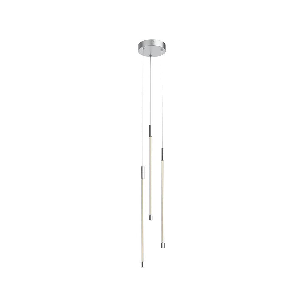 Kuzco MP75221-CH MOTIF 21" 3 HEAD MULTI-PENDANT CHROME 23W 120VAC WITH LED DRIVER 2700K 90CRI