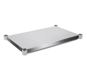 John Boos CDT6-LS132SSK 16 Gauge Stainless Steel 300 Series Lower Shelves for Dishtable, 132 inch Length - 1 each.