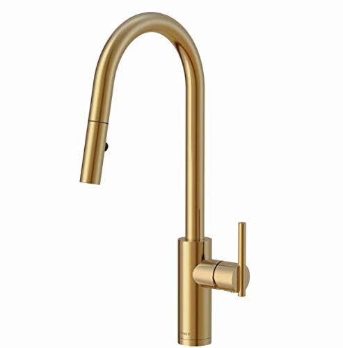 Gerber D454058BB Brushed Bronze Parma Cafe Single Handle Pull-down Kitchen Faucet