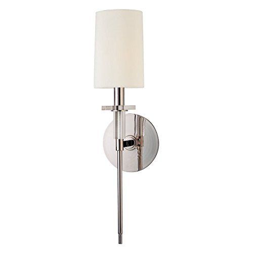 Hudson Valley Lighting 8511-PN Amherst - 1 Light Wall Sconce, Finish Color: Polished Nickel