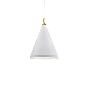 Kuzco 492716-WH/GD DOROTHY 16" PD White with Gold Detail 1 x 60W E26