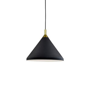 Kuzco 492814-BK/GD DOROTHY 14" PD Black with Gold Detail 1 x 60W E26
