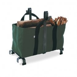 Enclume LR10 HS Fireplace Log Rack w/Green Carrier Bag HS