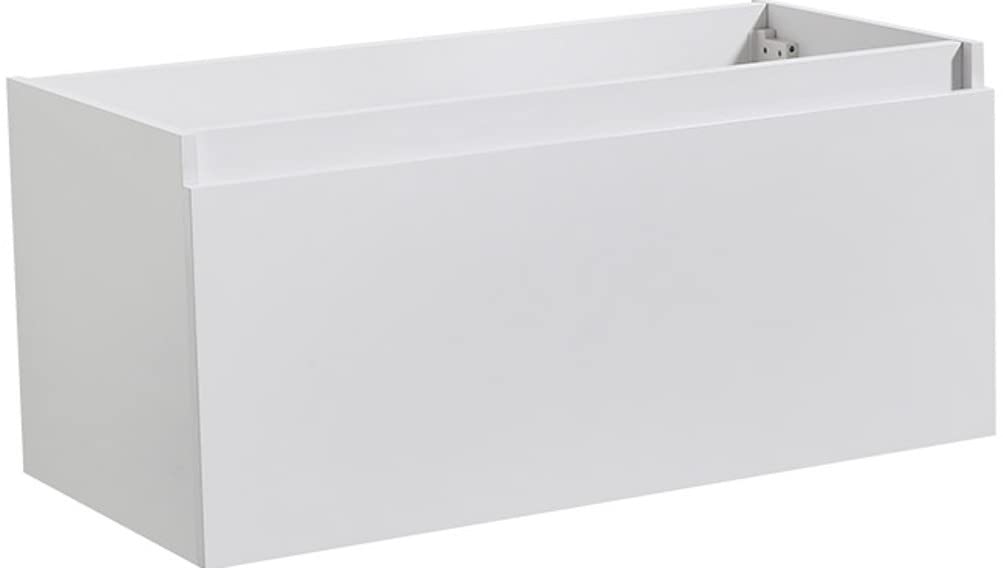 Fresca FCB8010WH Fresca Mezzo 39" White Modern Bathroom Cabinet