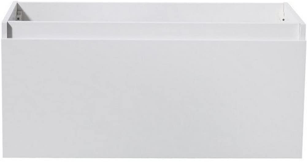 Fresca FCB8010WH Fresca Mezzo 39" White Modern Bathroom Cabinet