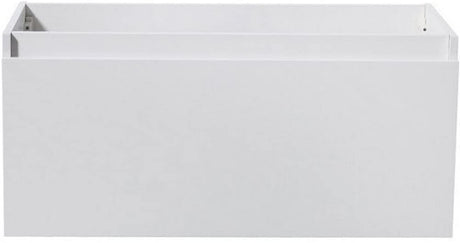 Fresca FCB8010WH Fresca Mezzo 39" White Modern Bathroom Cabinet