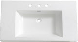 Fresca FVS8090WH Fresca Vista 36" White Integrated Sink / Countertop