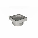 Infinity Drain TD 15-2I SS TD 15 Kit w/Cast Iron Drain Body 2" Outlet in Satin Stainless