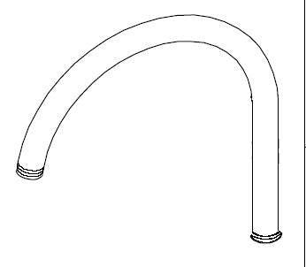 Price Pfister 920-036A Price Pfister Spout Hiarc Cr Chrome 920-036A