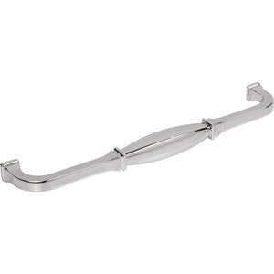 Jeffrey Alexander 278-12PC 12" Center-to-Center Polished Chrome Audrey Appliance Handle