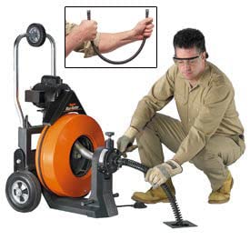 General Wire P-MX-E Maxi-Rooter Package w/ Power Cable Feed, Guide Tube, 100EM4 (100' x 5/8